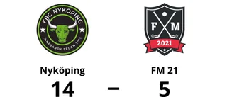 Nyköping utklassade FM 21 på hemmaplan