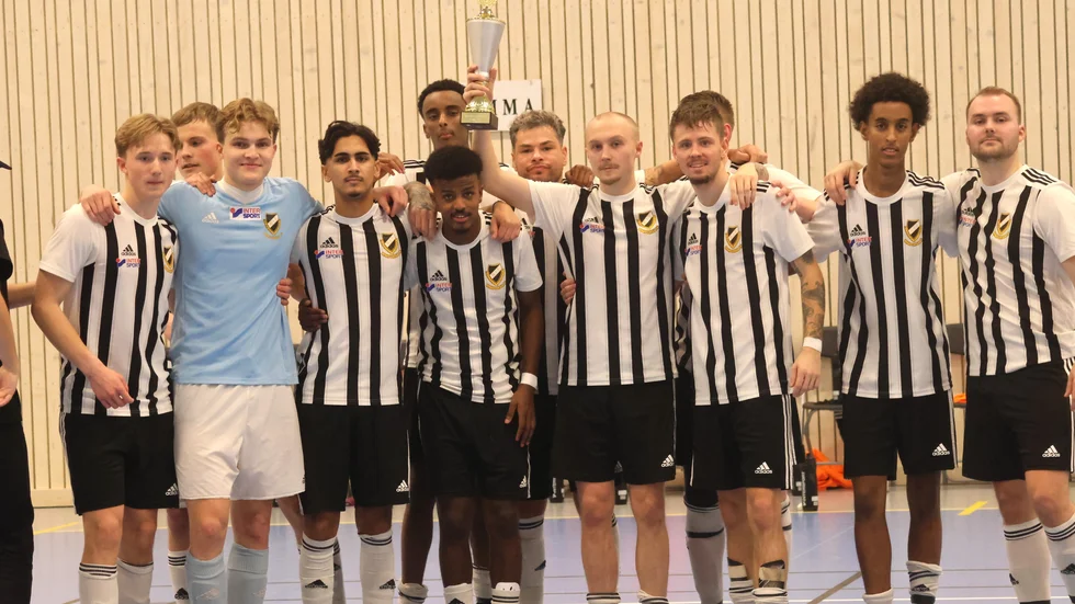 Vinnare. Rimforsa vann KM i futsal efter att bara släppt in ett enda mål i turneringen. 
