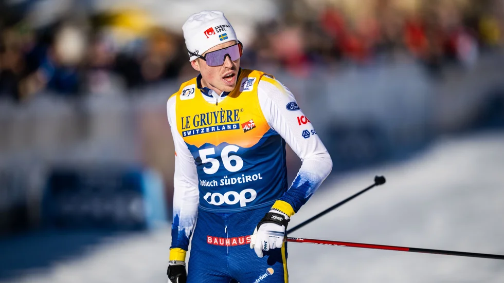 William Poromaa blev 18:e i Tour de Ski-loppet på Nyårsafton.