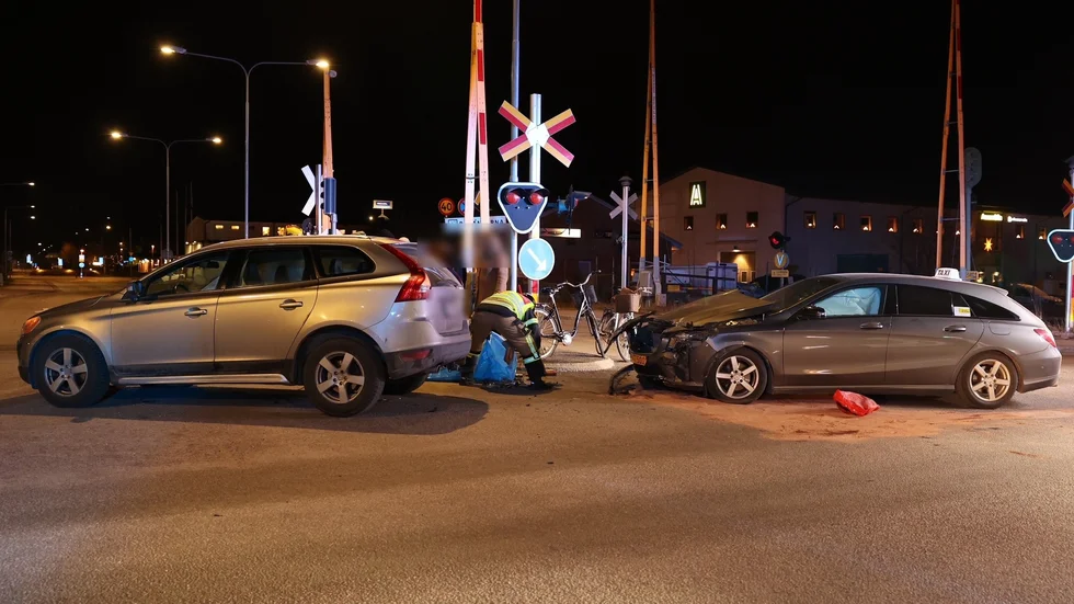 Olyckan inträffade vid järnvägskorsningen på Fålhagsleden.