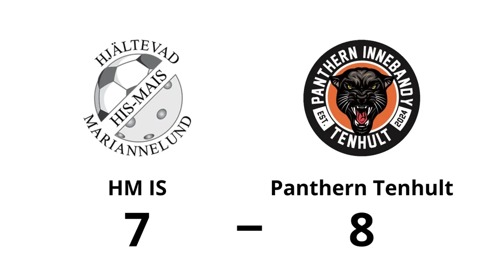Hjältevad Mariannelunds IS förlorade mot Panthern Tenhult