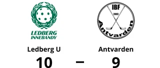 Antvarden besegrades på bortaplan av Ledberg U