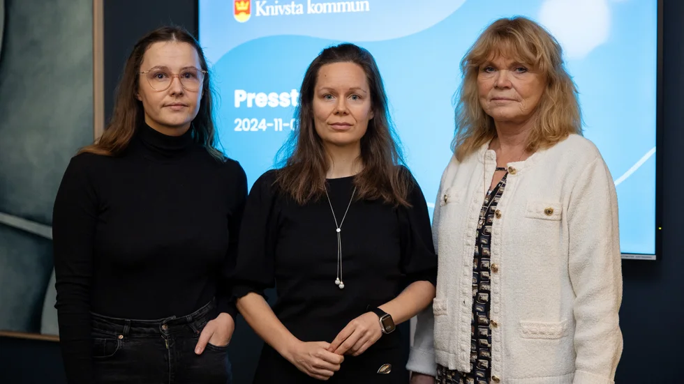 Mimmi Westerlund (KD), Matilda Hübinette (KNU) och Monika Lövgren (SD) var glada över att det kom ett beslut, men inte helt nöjda med innehållet.