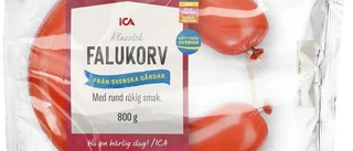 Ica utökar återkallelse av falukorv – kan innehålla metallbitar