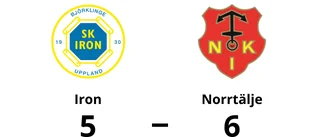 Förlängningsavgörande när Iron föll mot Norrtälje
