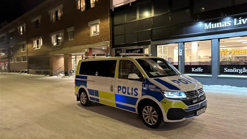 Polisen larmades till ett bråk i centrala Skellefteå under lördagen.
