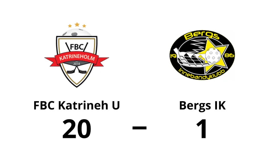 FBC Katrineholm U-lag vann mot Bergs IK