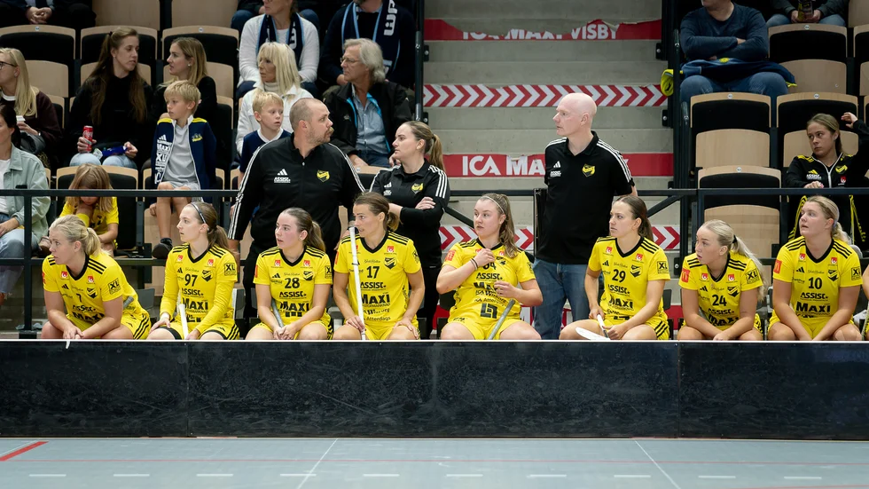 David Normark tar en paus från innebandyn och nu leds laget tills vidare av assisterande tränarna Maja Liljeroth och Joakim Sjöstrand med stöttning från övriga ledarstaben.