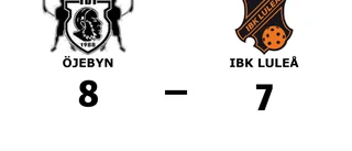Tuff match slutade med seger för Öjebyn mot IBK Luleå