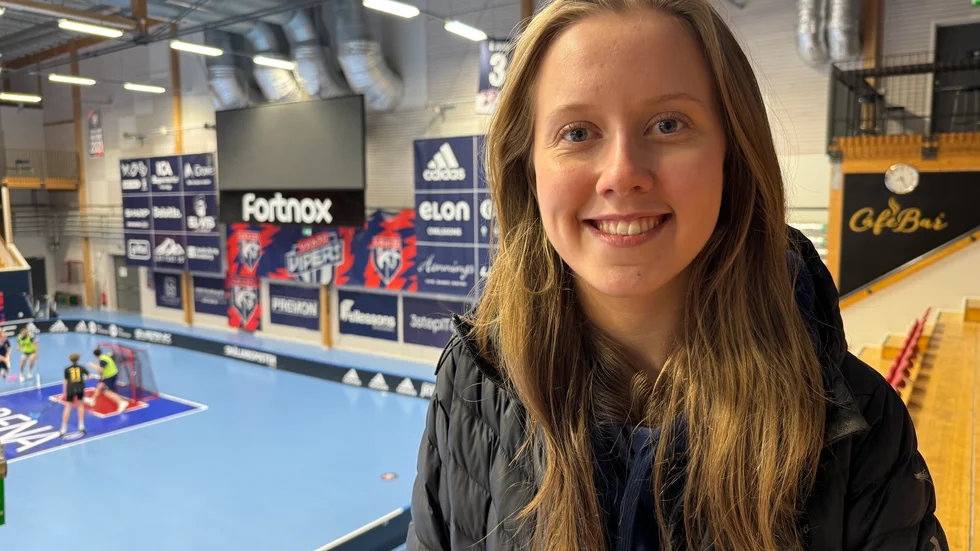 Lina Eriksson blev lockad av Växjö Vipers. Redan när hon tog studenten förra året visste hon vad som väntade under hösten.