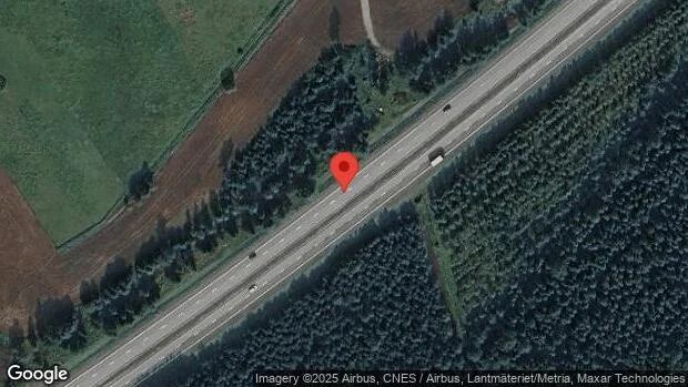 Stopp på E4 på grund av olycka med en lastbil