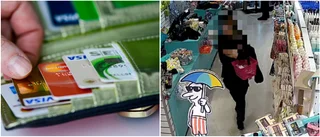Kvinnan tog boendes kort – köpte cigg och lösgodis