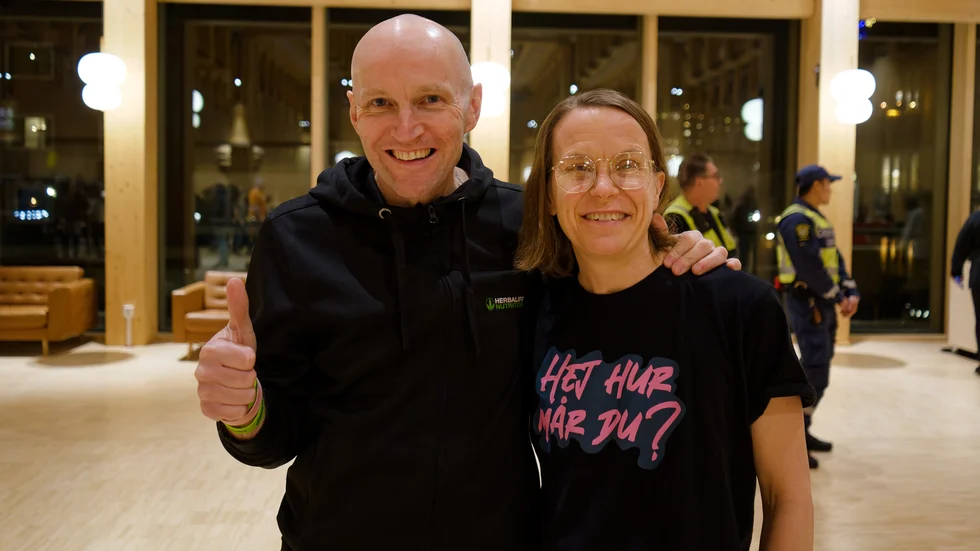 Vimmel från när Leif & Billy spelade på Sara kulturhus i Skellefteå, 27 februari 2025.