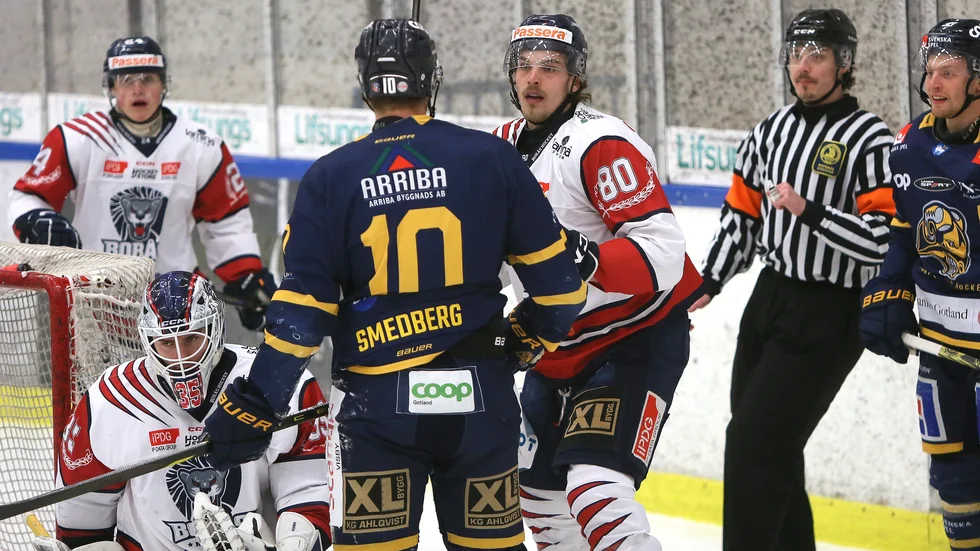 Karl Smedberg och Visby Roma stod upp bra när det hettade till.