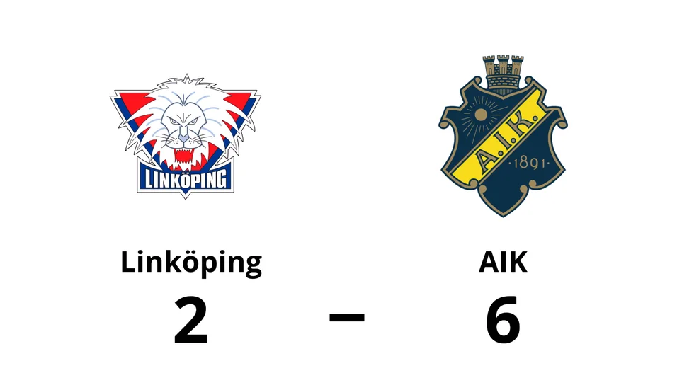 Linköping HC förlorade mot AIK