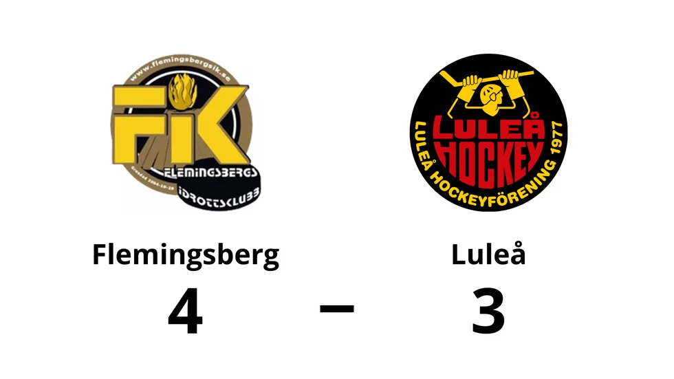 Flemingsbergs IK vann mot Luleå