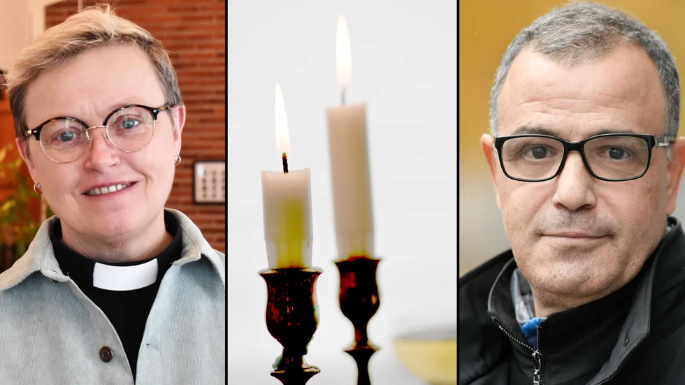 Annika Lundström, vid Sankt Olovs församling och Lahcene Chellig, vid Skellefteå Moské berättar att det finns möjlighet att få stöttning hos dem.