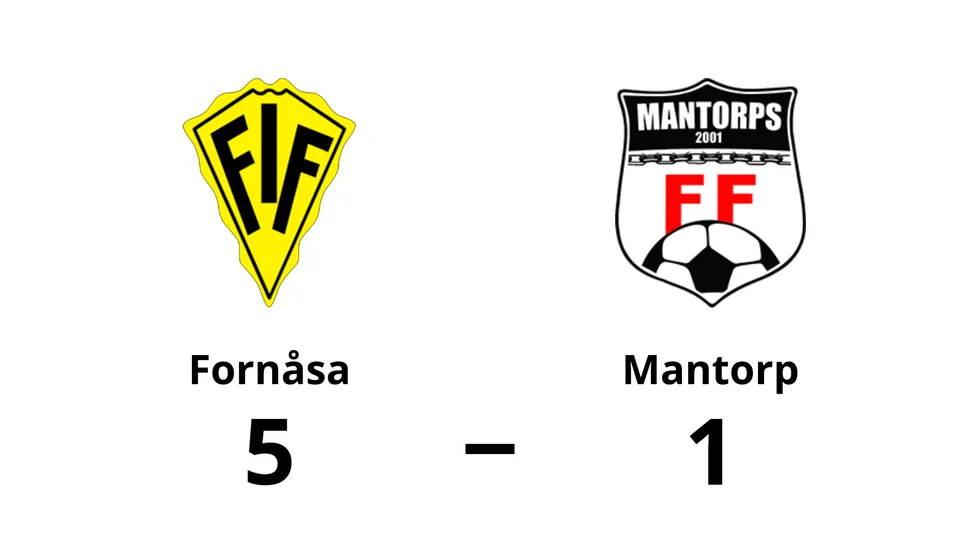 Fornåsa IF vann mot Mantorp