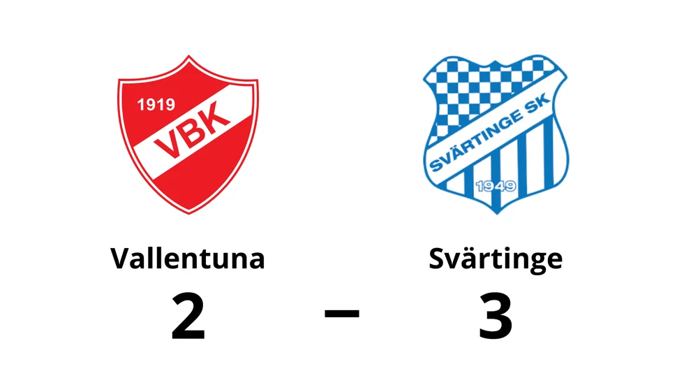 Vallentuna förlorade mot Svärtinge
