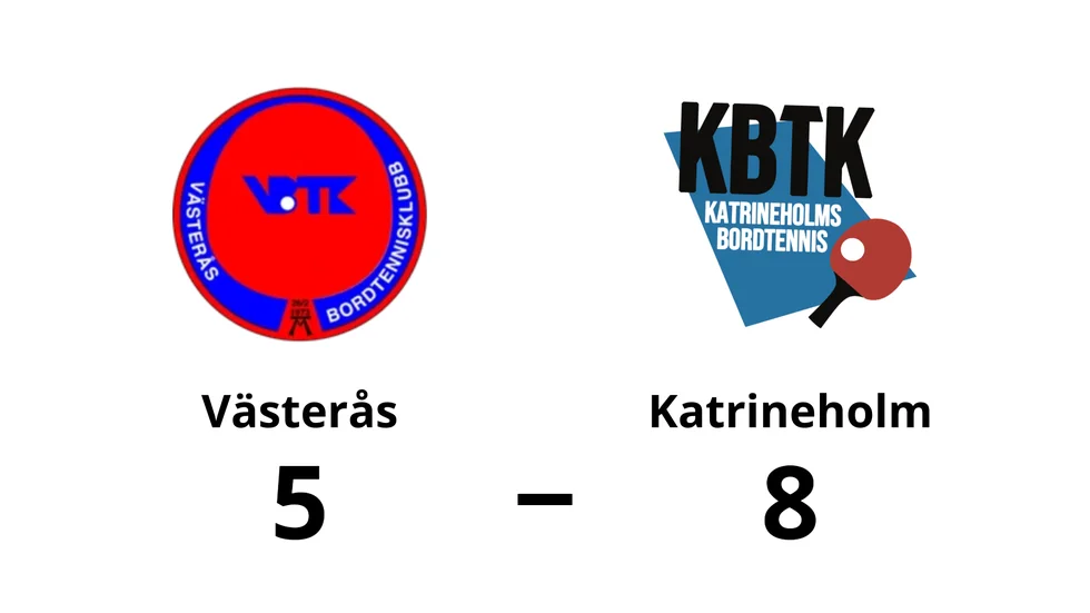 Västerås BTK förlorade mot Katrineholms BTK