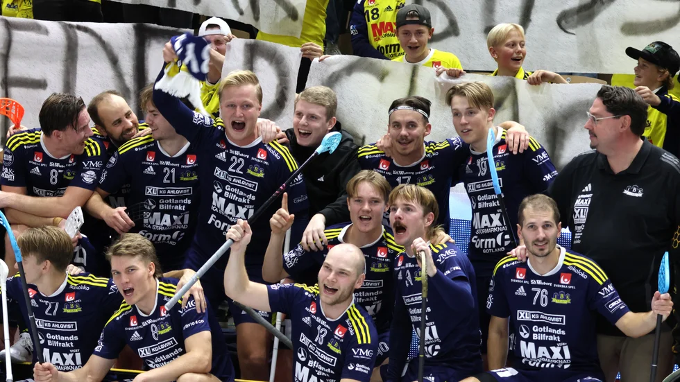 Visby IBK firade rejält efter segern över rivalen Sundsvall. 