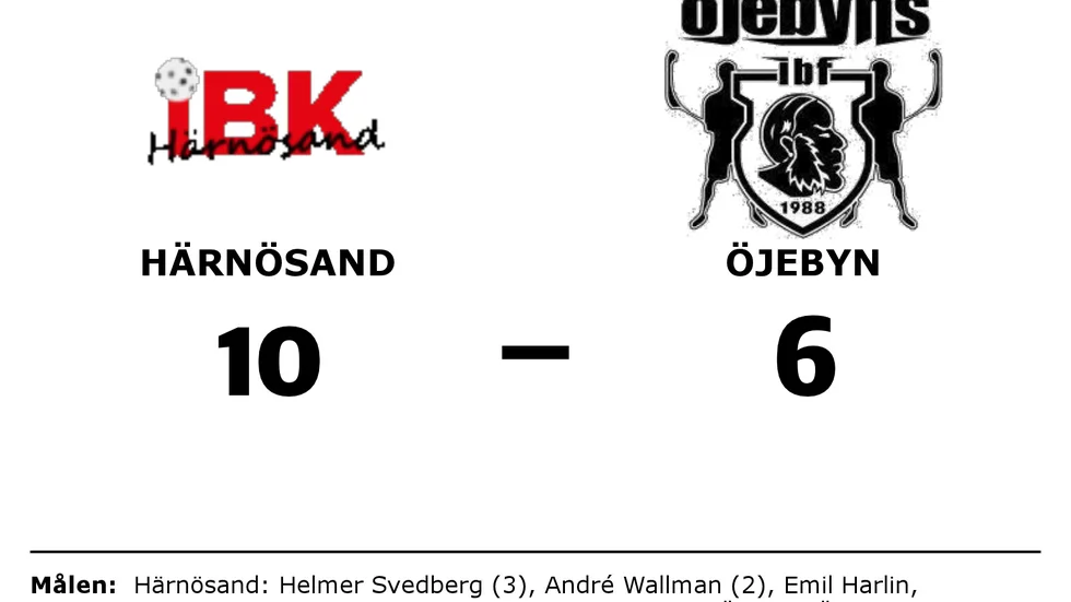 IBK Härnösand vann mot Öjebyn