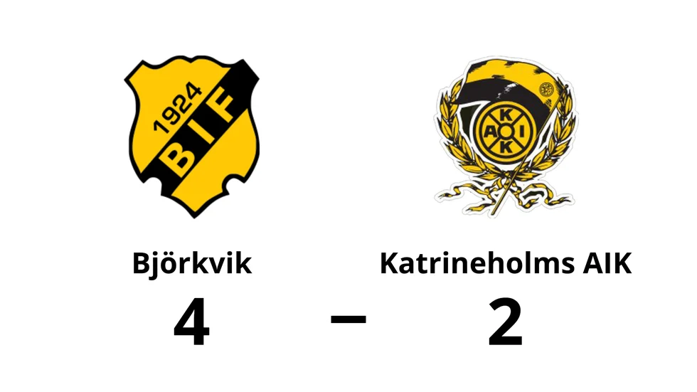 Björkviks IF vann mot Katrineholms AIK