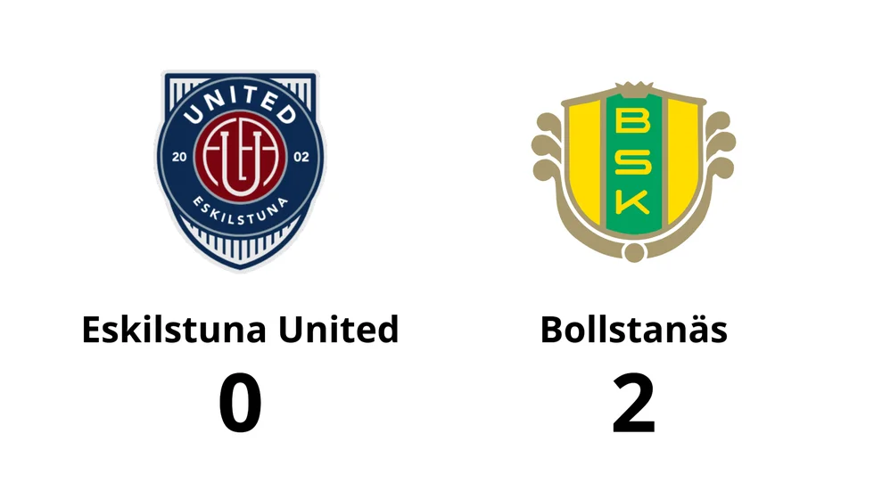 Eskilstuna United förlorade mot Bollstanäs