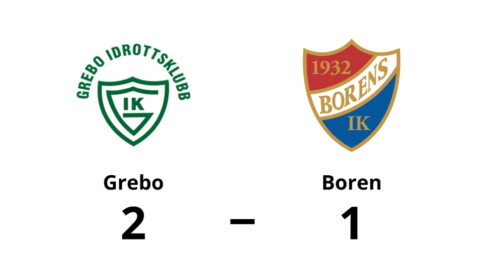 Grebo IK vann mot Borens IK