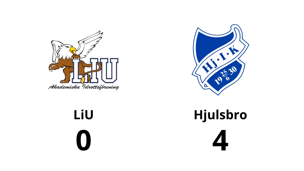 LiU AIF FK förlorade mot Hjulsbro IK