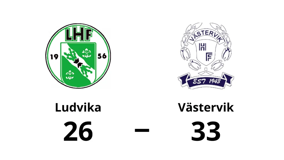 Ludvika HF förlorade mot Västervik
