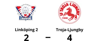 Linköping 2 höll inte hela matchen hemma mot Troja-Ljungby