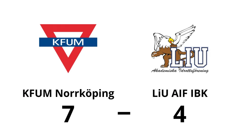 KFUM Norrköping IBF vann mot LiU AIF IBK