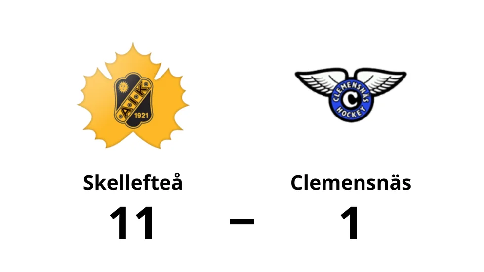 Skellefteå AIK vann mot Clemensnäs HC