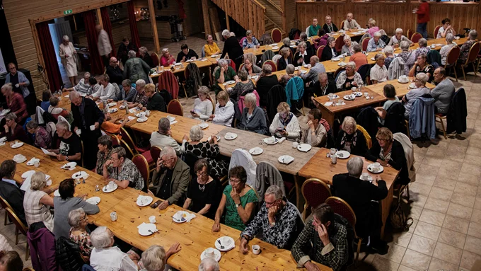 300 medlemmar fanns på plats på Western Farm i Boden.