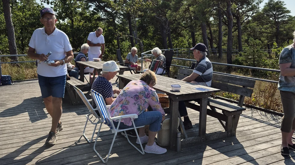 Grillning med utsikt.