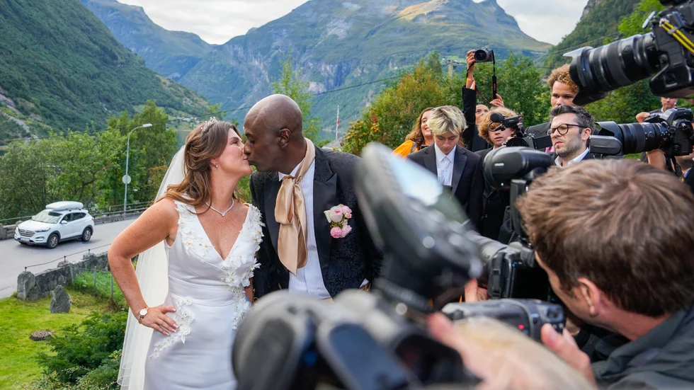 Prinsessan Märtha Louise och Durek Verrett fick varandra.