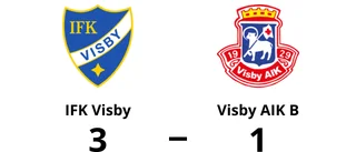 IFK Visby segrare hemma mot Visby AIK B