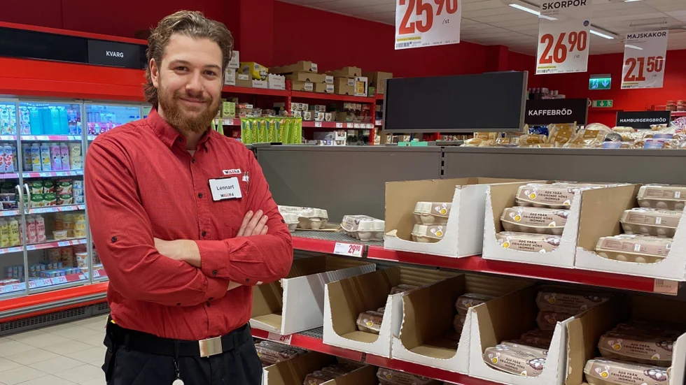 Lennart Eriksson är butikschef för Willys Smeden.
