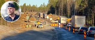 Fräcka stöldräden vid vägbygget – tjuvar bröt sig in i hytten