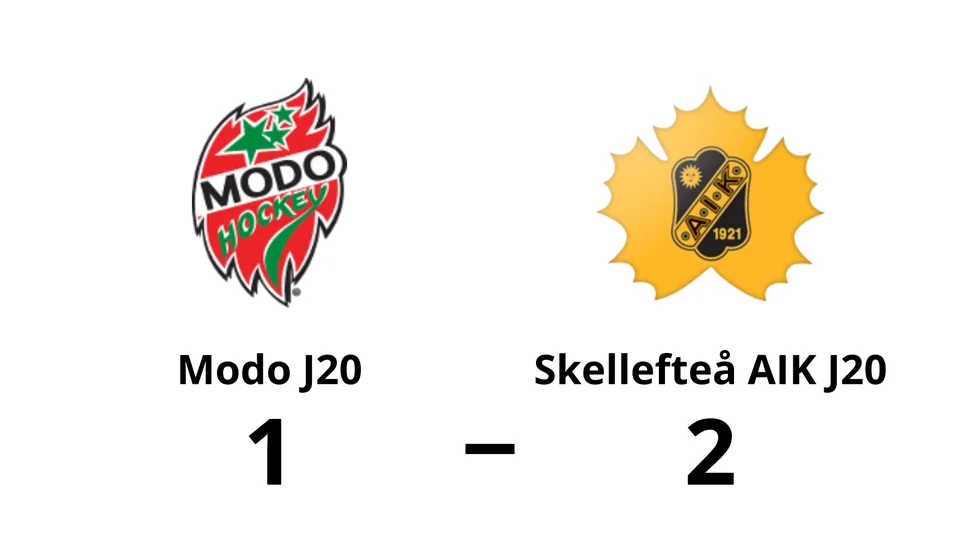 Modo J20 förlorade mot Skellefteå AIK J20