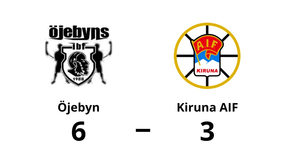 Öjebyns IBF vann mot Kiruna AIF
