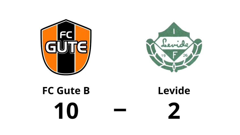 FC Gute B vann mot Levide IF