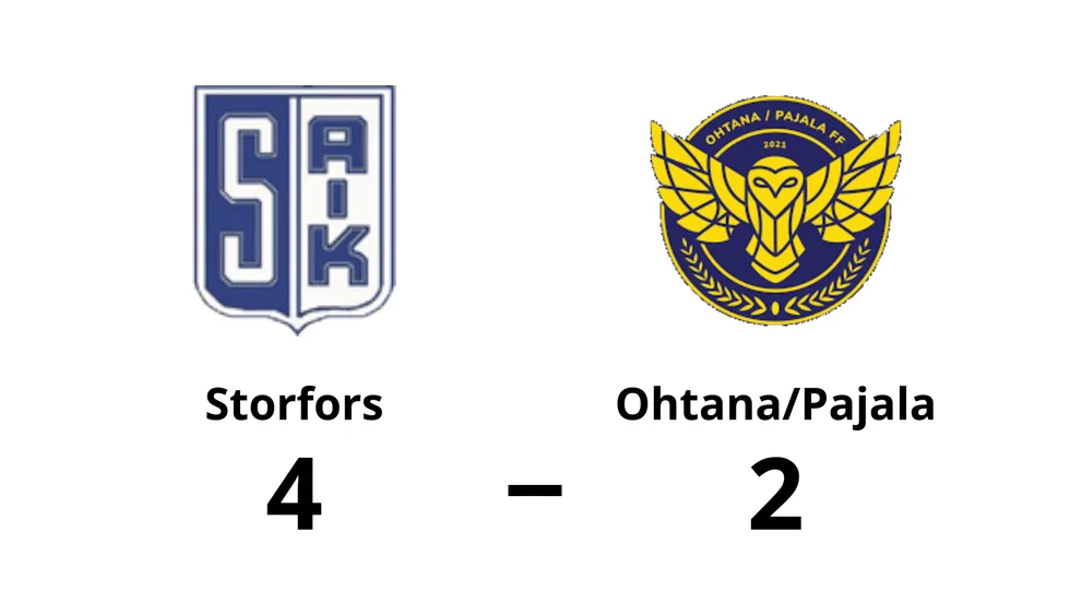 Storfors vann mot Ohtana/Pajala