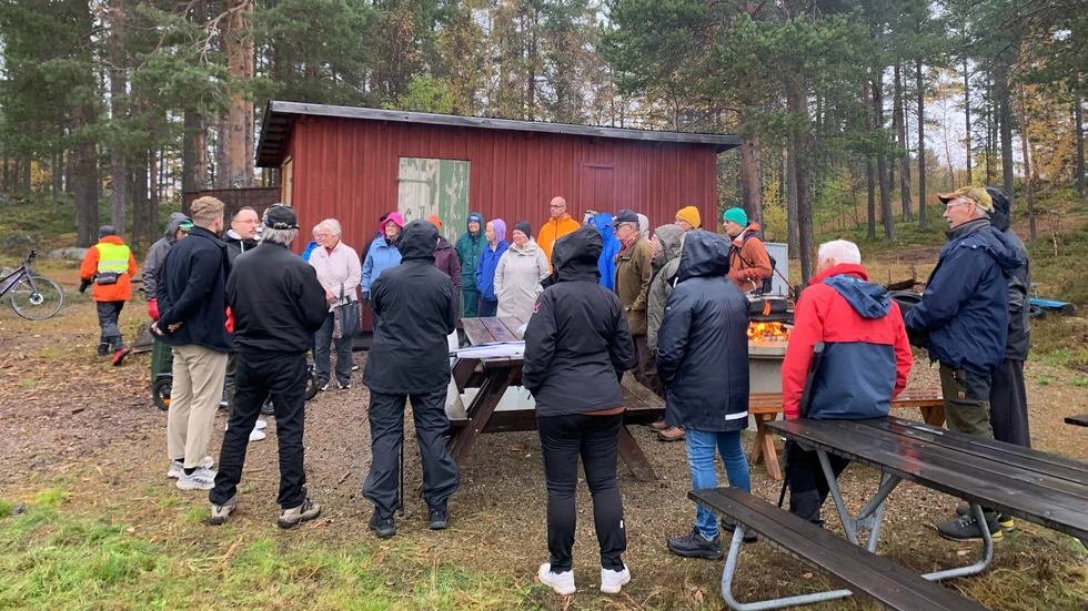 Här får deltagarna information.