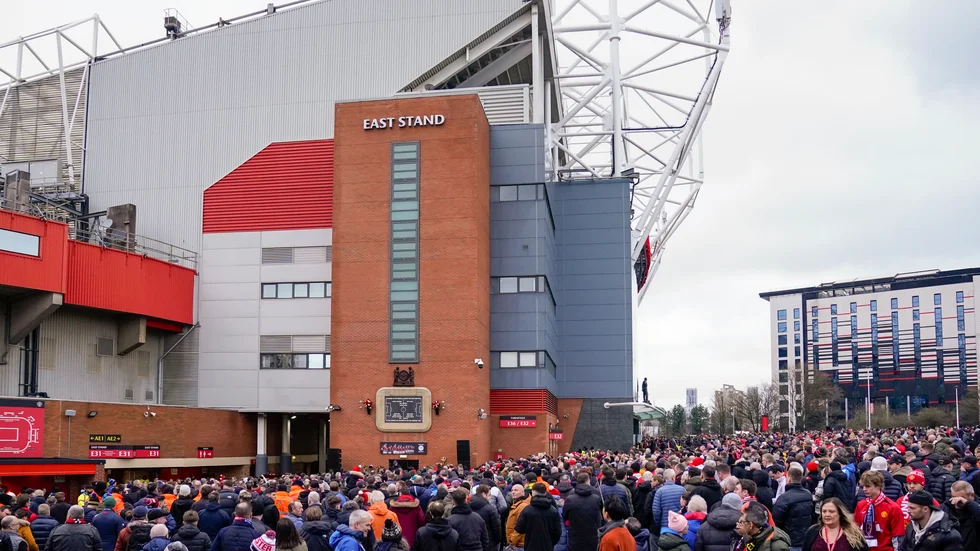 Old Trafford. Arkivbild.