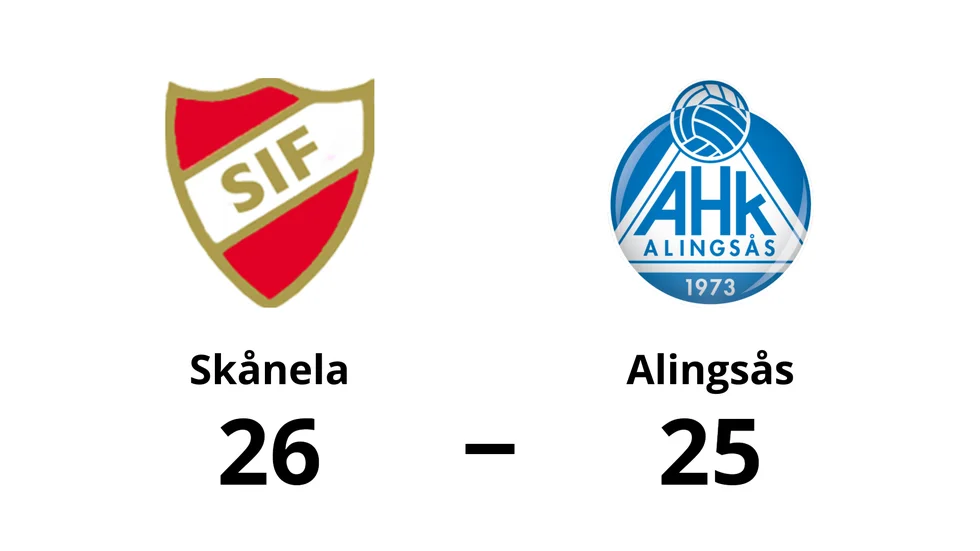 Skånela vann mot Alingsås HK