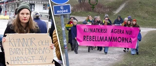 Manifesterade för jämställdhet och mot klimatorättvisa