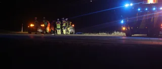 Bil körde på älg – singelolycka utanför Eskilstuna