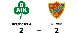 Bergnäset 4 och Rutvik delade på poängen